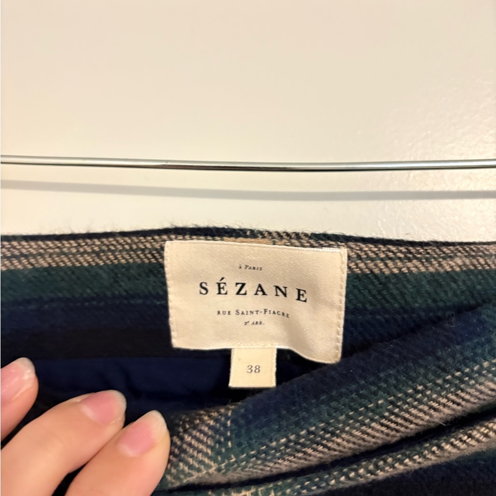 Sezane Laure Plaid Mini Skirt - Picture 2 of 2